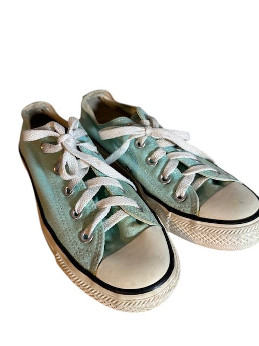 Converse All Star Bay Blue Low Top Lace Up Chuck Taylor Sneaker Women Sz 6